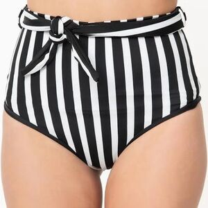 Unique Vintage Striped Bikini Bottoms